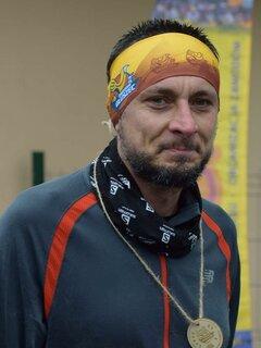 Łukasz během Obidowa Głuszec Półmaraton Górski (Jesień) 2019