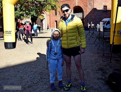 Dawid během Silver Run Srebrna Góra (jesień) 2019