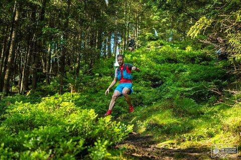 Michał během Supermaraton Gór Stołowych 2020