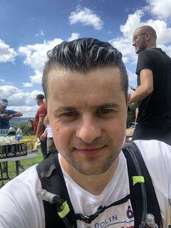 Paweł během Ultramaraton Jaga-Kora 2020