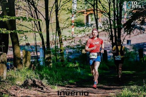 Dawid během Półmaraton Górski Jedlina-Zdrój 2021