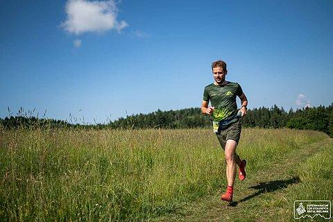 Michał během Supermaraton Gór Stołowych 2021