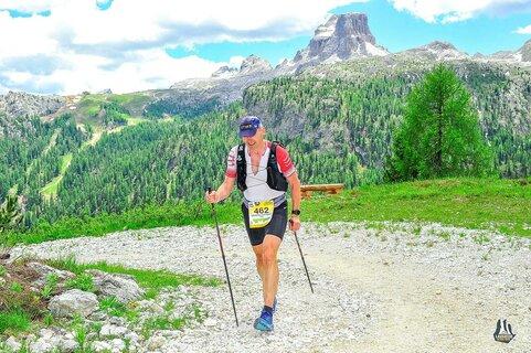 Sebastian během Lavaredo Ultra Trail 2021