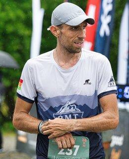 Marcin během XRun - Wyspowy Trail 2021