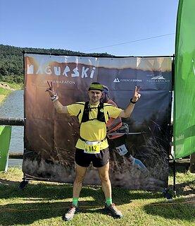 Paweł během Ultramaraton Magurski 2021