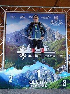 Tomasz během Janosik Ultra Race 2021