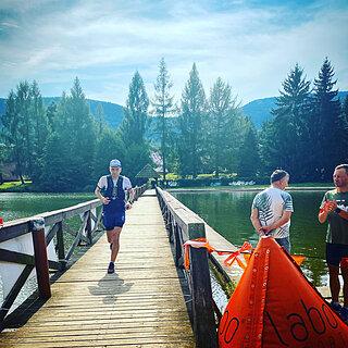 Rafał během Garmin Ultra Race Radków 2021