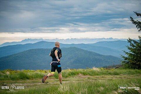 Krzysztof během XRun - Wyspowy Trail 2022