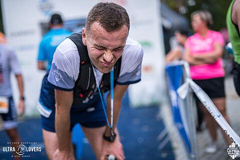 Rafał během Garmin Ultra Race Radków 2022
