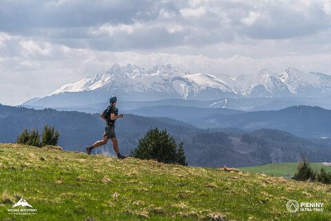 Przemysław během Pieniny Ultra-Trail 2023