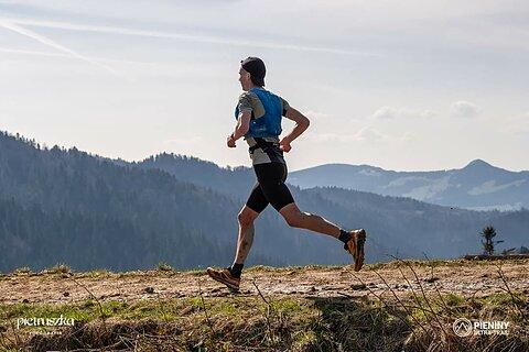 Miłosz během Pieniny Ultra-Trail 2023