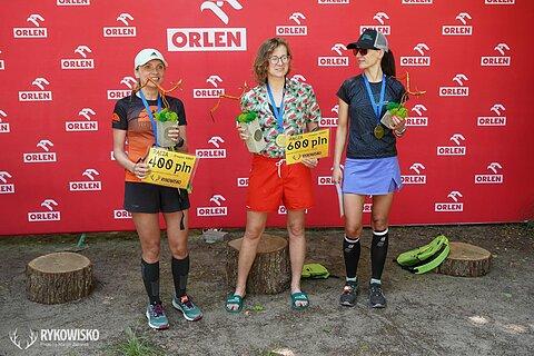 Elżbieta během Rykowisko Ultra Trail 2023