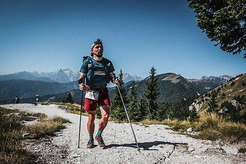 Przemysław během Julian Alps Trail Run 2023