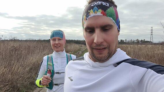 Eryk během Ultramaraton Zielonogórski Nowe Granice 2024