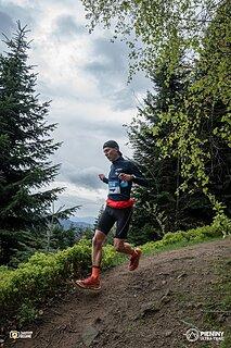 Miłosz během Pieniny Ultra-Trail 2024