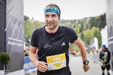 Jakub během Pieniny Ultra-Trail 2024