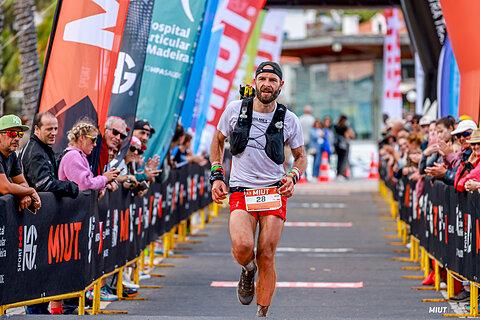 Michał během Madeira Island Ultra Trail 2024