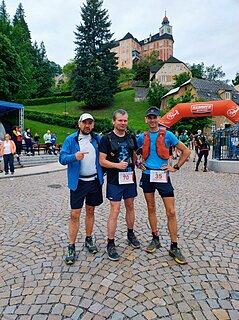 Andrzej během Rychlebský Maraton 2024
