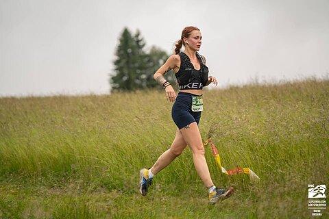 Katarzyna během Supermaraton Gór Stołowych 2024