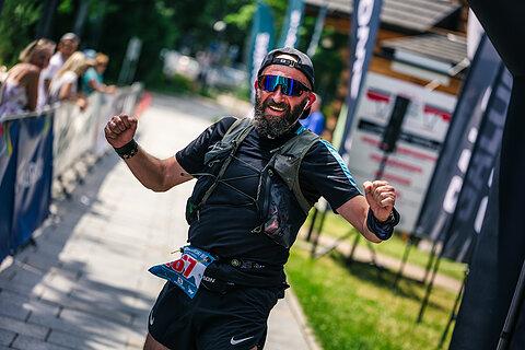 Grzegorz během Zakopiański weekend biegowy z Sokołem 2024