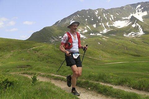 Sebastian během Marathon du Mont-Blanc 2024