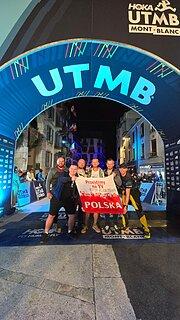 Krzysztof během UTMB 2024