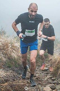 Michał během Baran Trail Race 2024