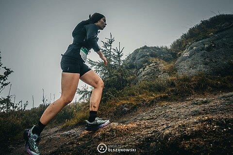 Agata během Baran Trail Race 2024