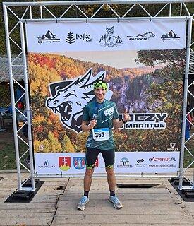 Michał během Smok Ultra Race 2024