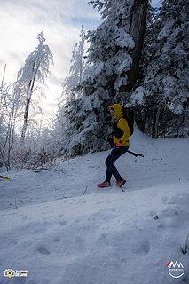 Miron během Winter Trail Małopolska 2024
