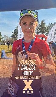 Sabina během XRun - Tajemnicze Kopce 2025