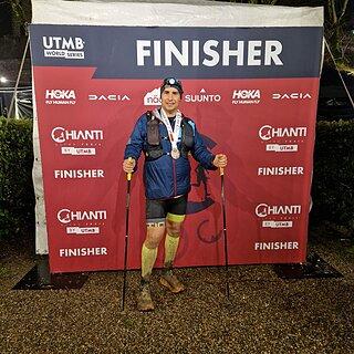 Eryk během Chianti Ultra Trail 2025