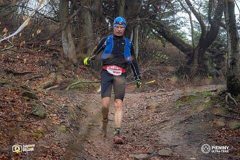 Piotr během Pieniny Ultra-Trail 2025