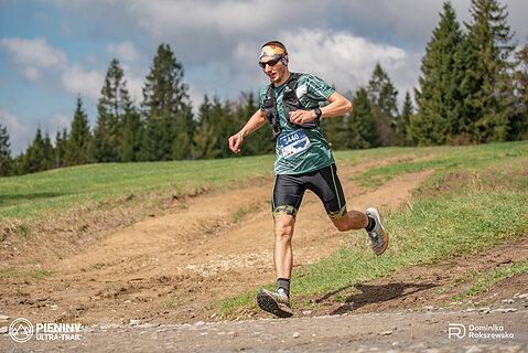 Michał během Pieniny Ultra-Trail 2025