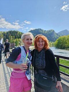 Ewelina během Pieniny Ultra-Trail 2025