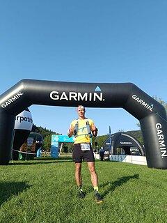 Damian během Garmin Ultra Race Myślenice 2025