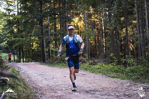 Paweł během Garmin Ultra Race Myślenice 2025