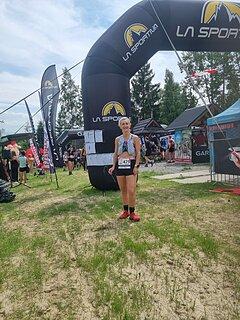 Ewelina během Ultramaraton Babia Góra 2025