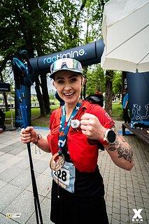 Sabina během XRun - Wyspowy Trail 2025