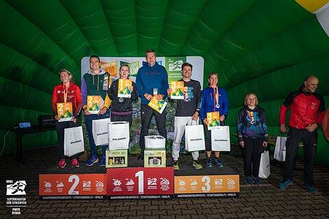 Ewelina během Supermaraton Gór Stołowych 2025