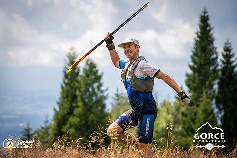 Paweł během Gorce Ultra-Trail 2025