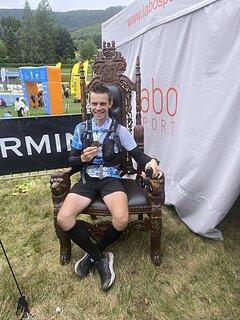 Rafał během Garmin Ultra Race Radków 2025