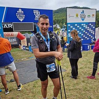 Eryk během Garmin Ultra Race Radków 2025