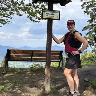 Katarzyna během Ultra-Trail® Małopolska 2025