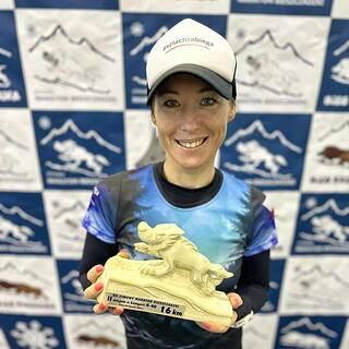 Małgorzata během Zimowy Maraton Bieszczadzki 2026