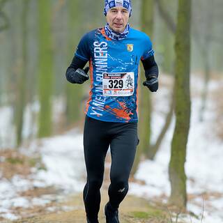 Damian během Bieruński Bieg Utopca 2026