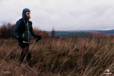Rafał během Łemkowyna Ultra-Trail® 2025