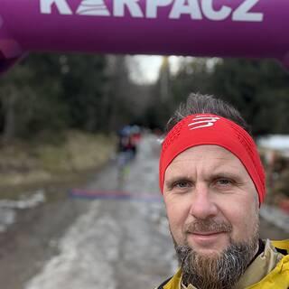 Miron během Zimowy Ultramaraton Karkonoski 2026