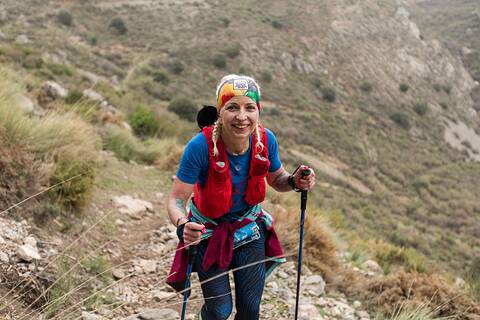 Marta během Ultra Sierra Nevada 2026