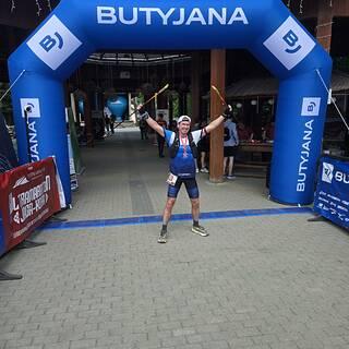 Paweł během Ultramaraton Jaga-Kora 2026
